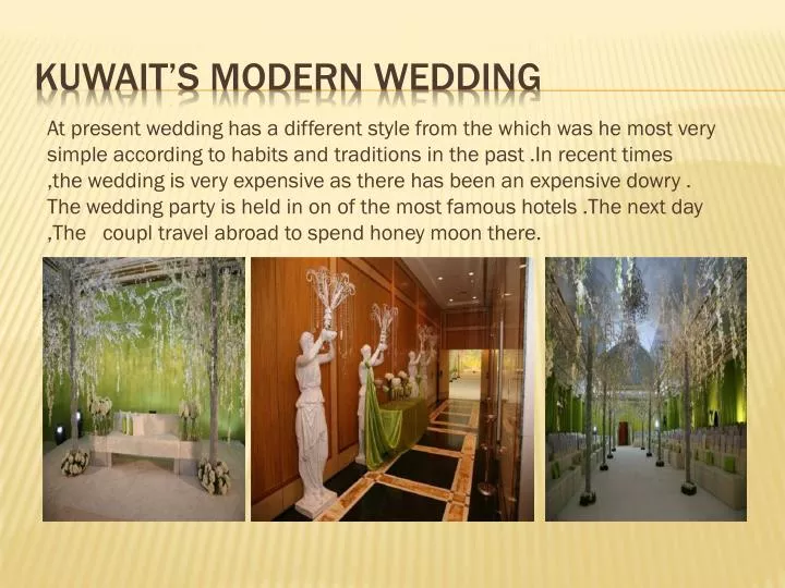 kuwait s modern wedding