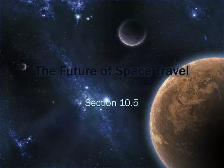 the future of space travel