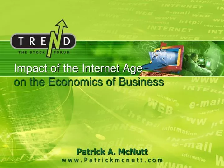 impact of the internet age on the economics of business