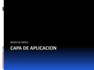 redes de datos