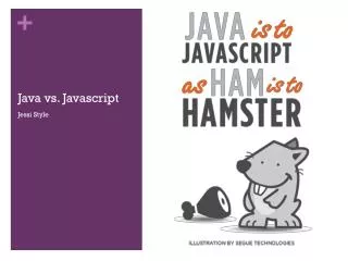 Java vs. Javascript