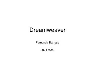 dreamweaver