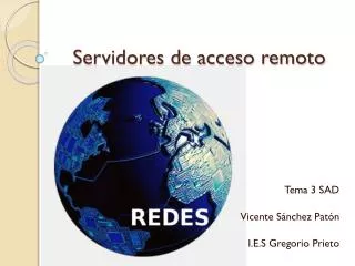 servidores de acceso remoto