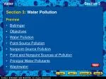Section 3: Water Pollution - slide 1