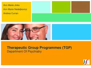 Therapeutic Group Programmes (TGP)