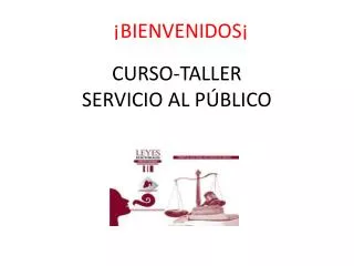 curso taller servicio al p blico