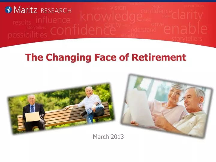 the changing face of retirement