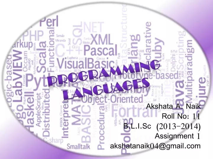 programming languages