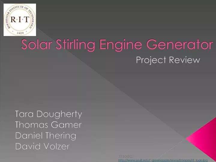solar stirling engine generator