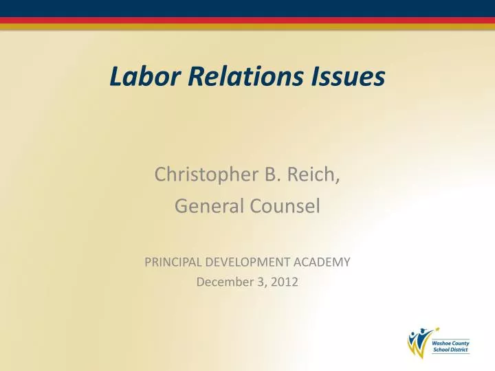 labor relations issues