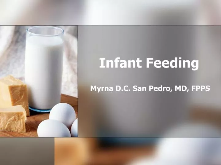 infant feeding