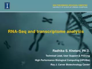 RNA-Seq and transcriptome analysis