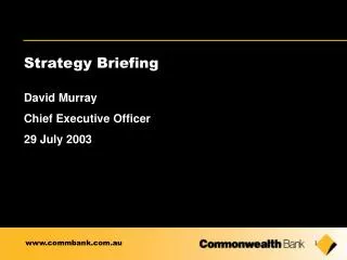 strategy briefing
