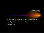 Attitude - slide 1