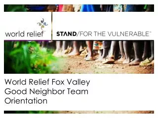 World Relief Fox Valley Good Neighbor Team Orientation