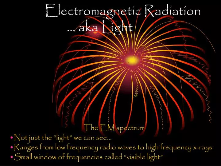 electromagnetic radiation aka light