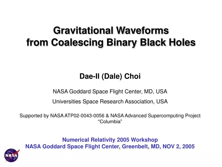 gravitational waveforms from coalescing binary black holes