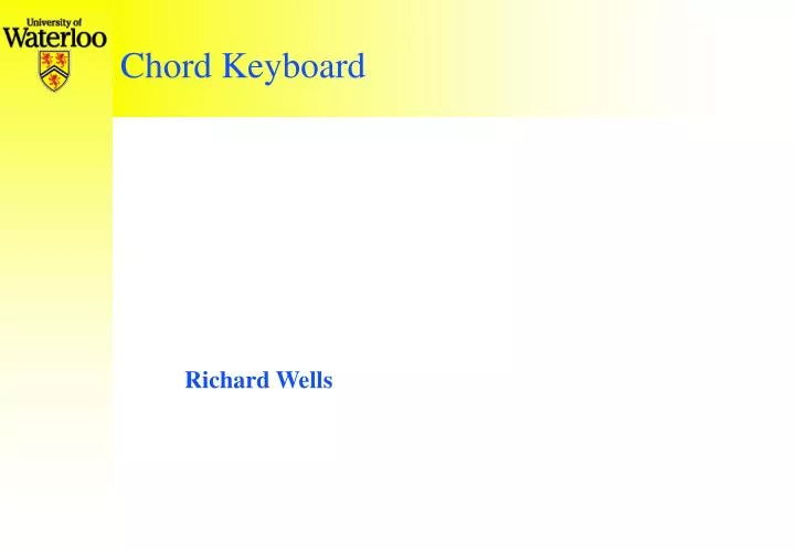 chord keyboard