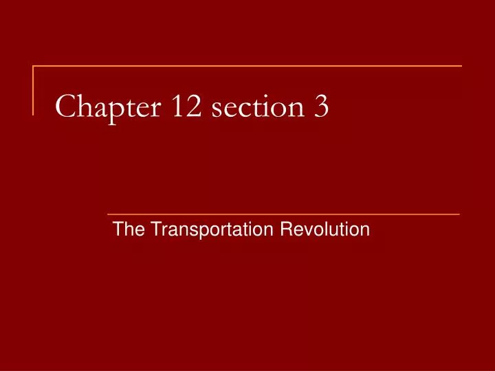 chapter 12 section 3