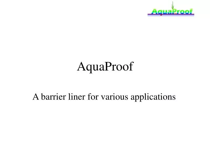 aquaproof