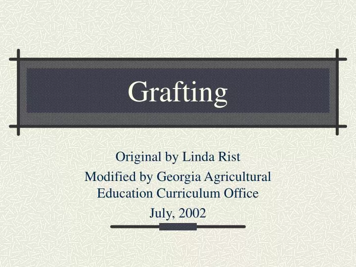 grafting
