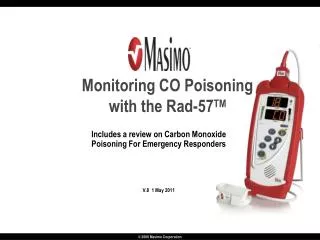 Monitoring CO Poisoning with the Rad-57 TM