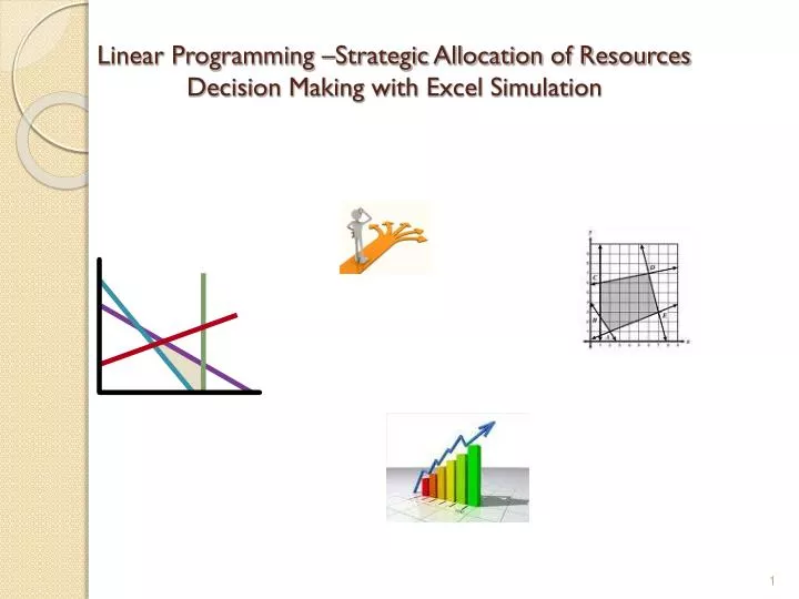 linear programming strategic allocation of resources decision making with excel simulation