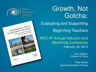 Growth, Not Gotcha: Evaluating and Supporting Beginning Teachers