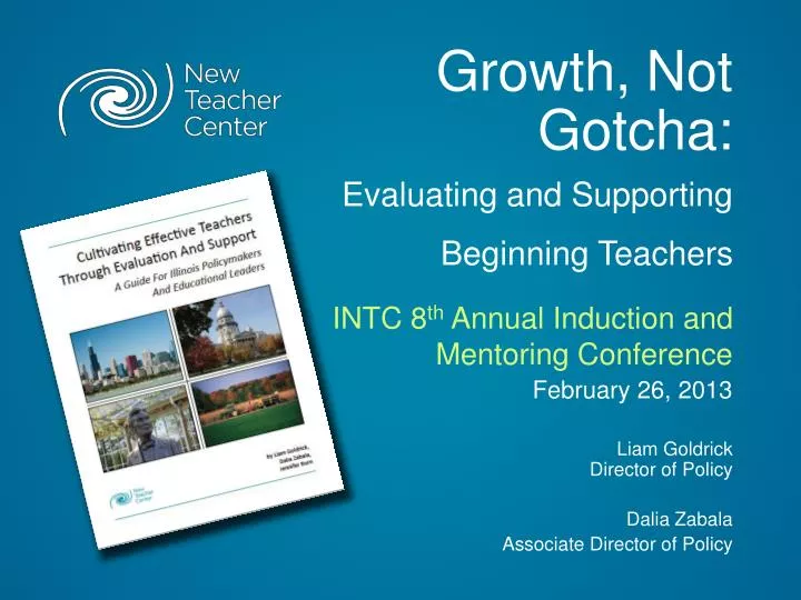 growth not gotcha evaluating and supporting beginning teachers