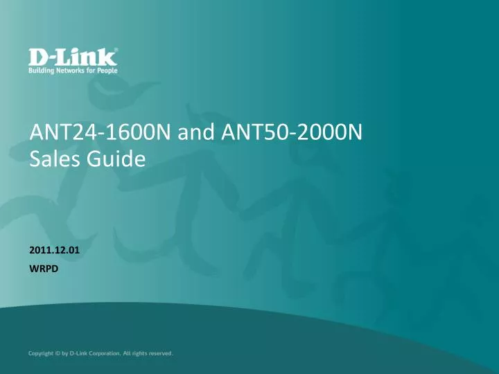 ant24 1600n and ant50 2000n sales guide