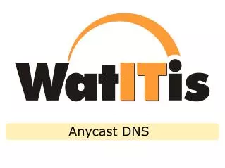 Anycast DNS