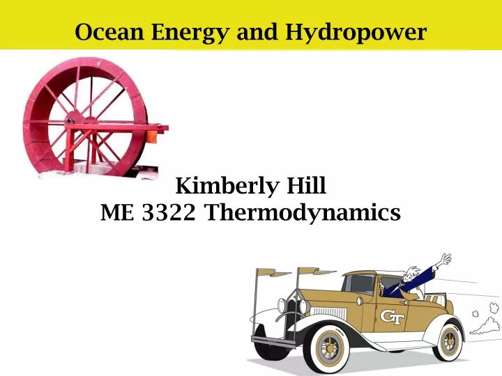 ocean energy and hydropower