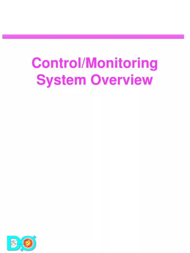 control monitoring system overview