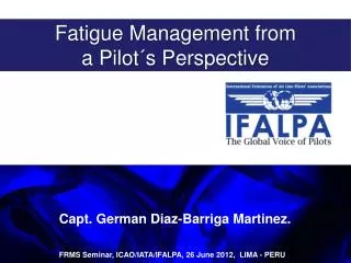 An X-Ray of Fatigue in Aviation Safety