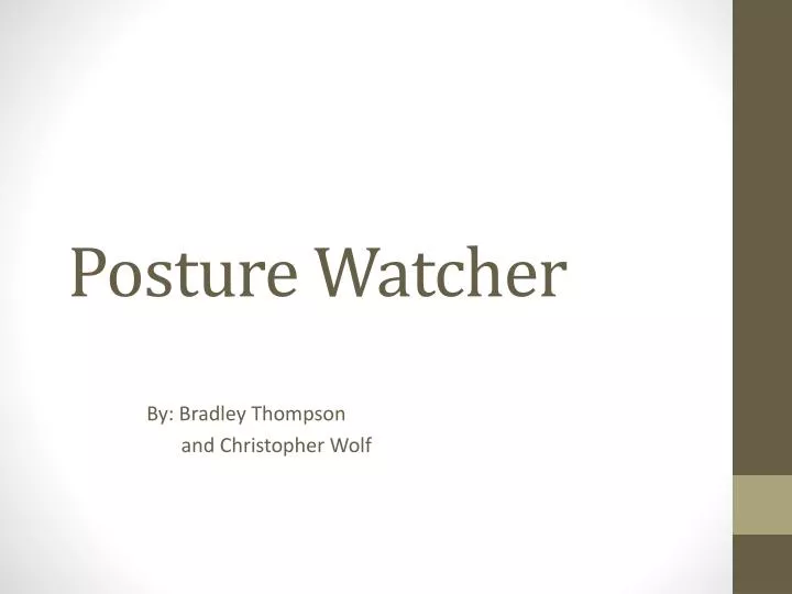 posture watcher