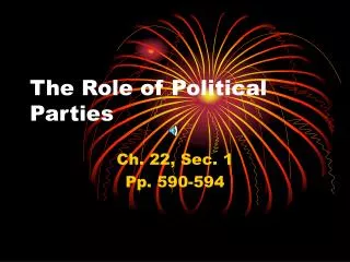 The Role of Political Parties