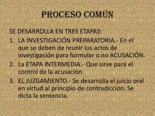 proceso com n