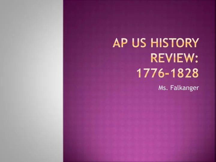 ap us history review 1776 1828