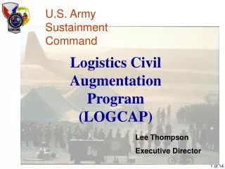 Logistics Civil Augmentation Program (LOGCAP)