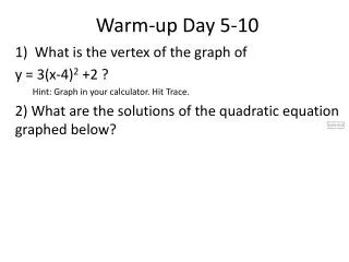 warm up day 5 10
