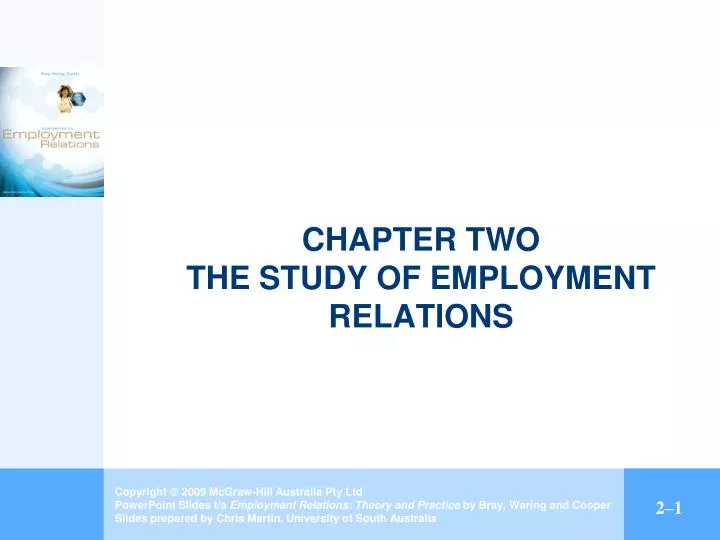 chapter two the study of employment relations