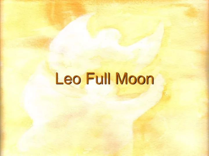 leo full moon