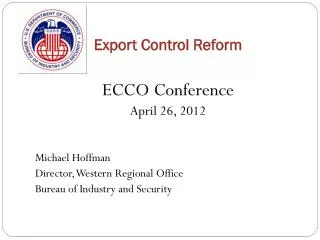 Export Control Reform