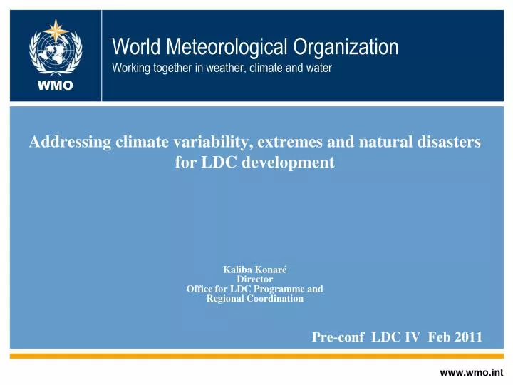 world meteorological organization working together in weather climate and water