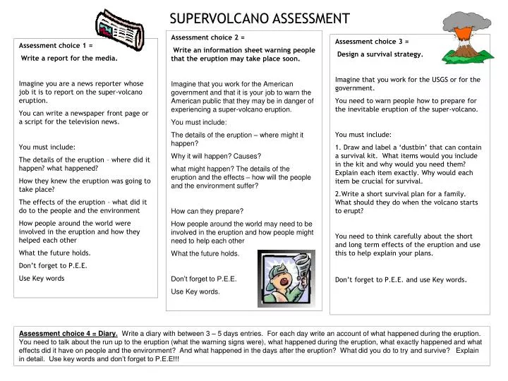 supervolcano assessment