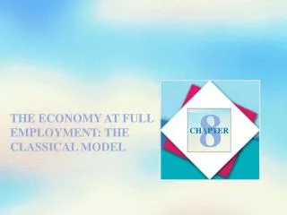 THE ECONOMY AT FULL EMPLOYMENT: THE CLASSICAL MODEL
