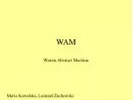 WAM - slide 1