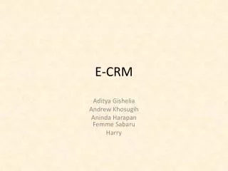 e crm