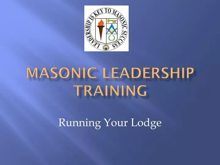 masonic leadership training