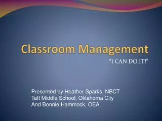 classroom management